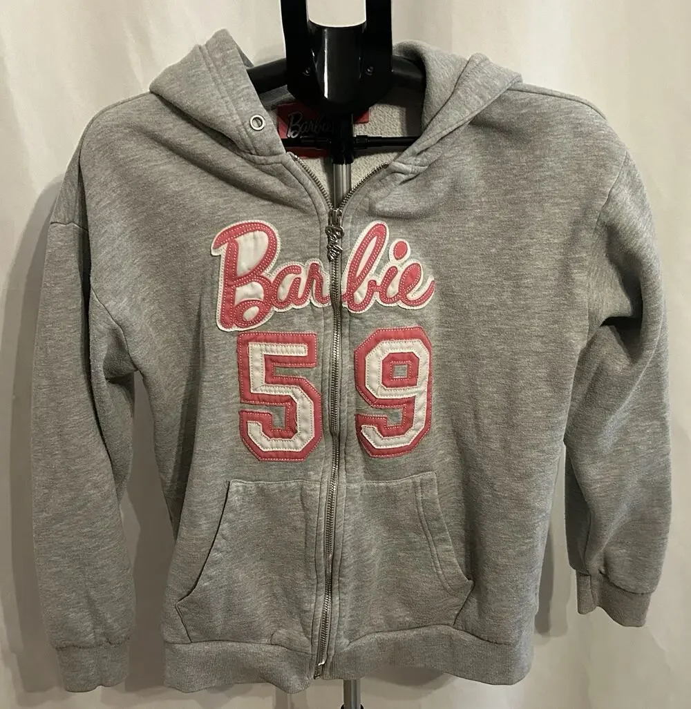 Forever 21 Barbie Full Zip Hoodie Women's size XS - Picture 1 of 3